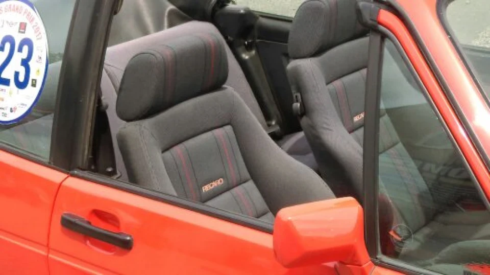 Yes! Оригінальний салон Recaro Golf mk1 Cabrio!