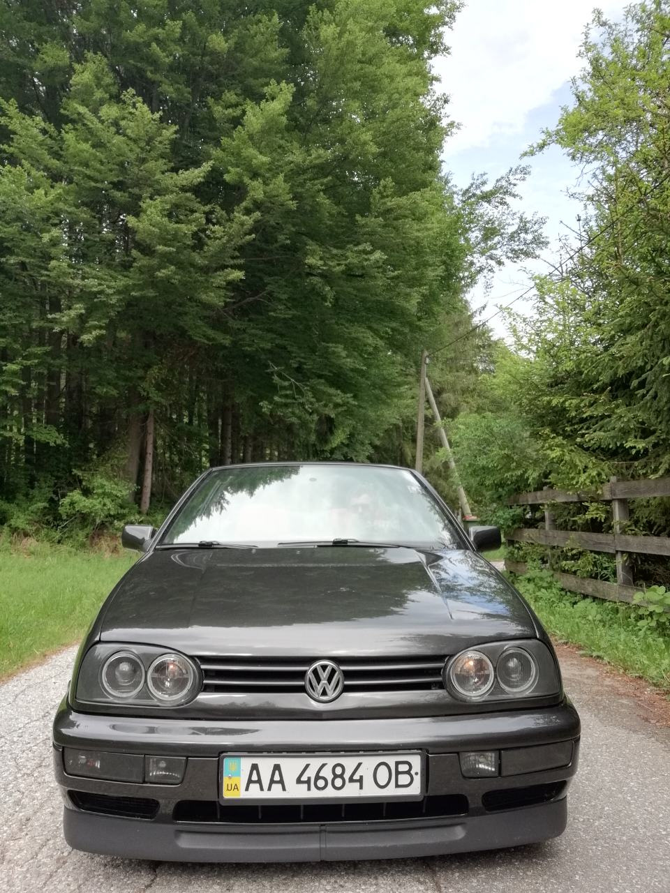 Губа GTI на mk3 3