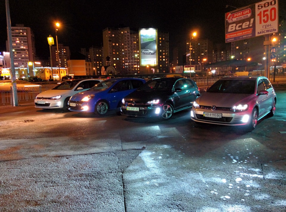 Перша зустріч GTI MK7 Київ 2
