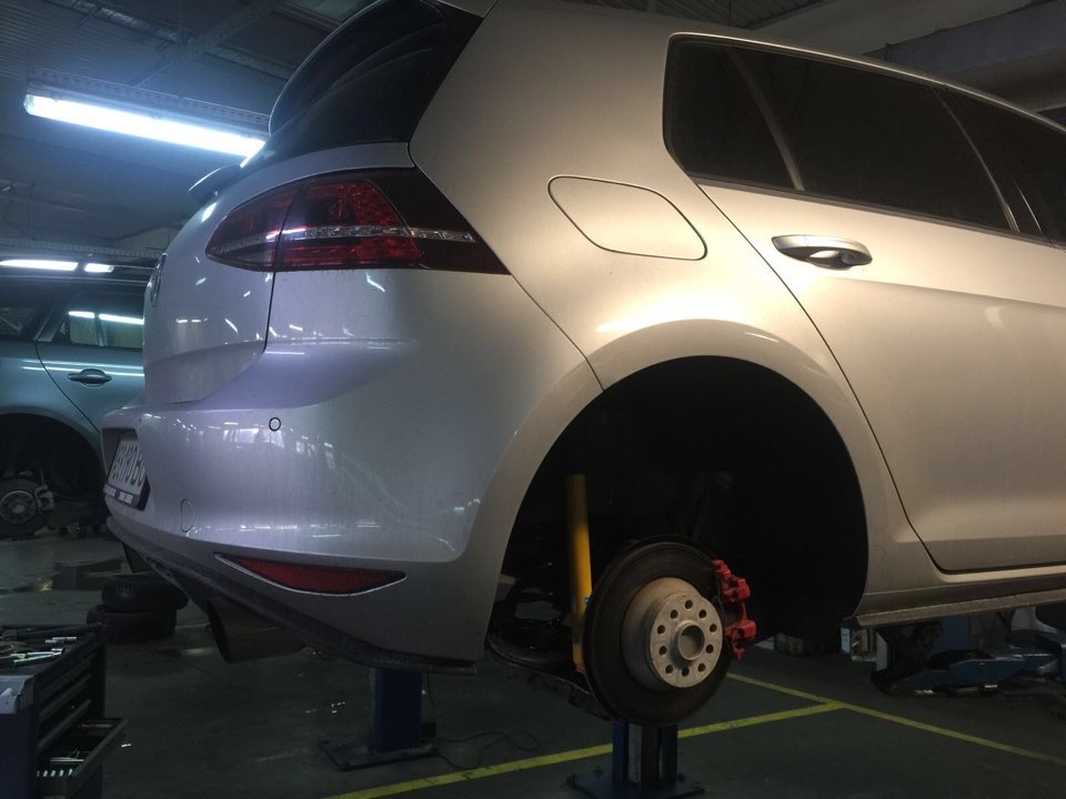 Установка bilstein b6 + євро пружини + сайленти s3 1