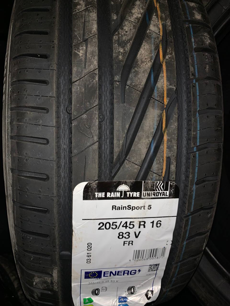 OZ F1 и Uniroyal Rainsport 5 205/45 R16 2