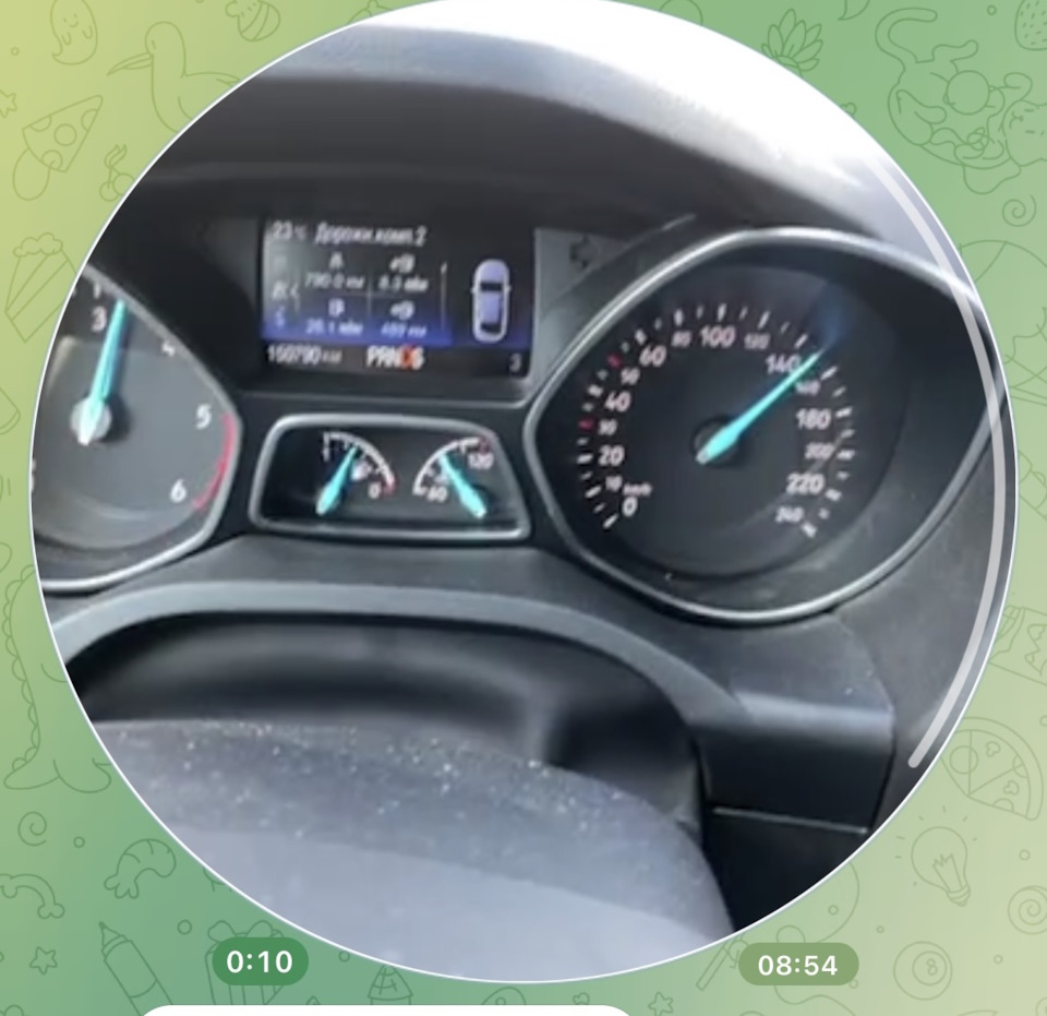 Довгоочікуваний пересвіт приладки GTI в білі шкали і стрілки від Форд-а 2