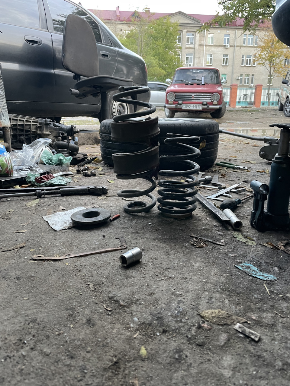 Правильне заниження гвинтовою підвіскою 4