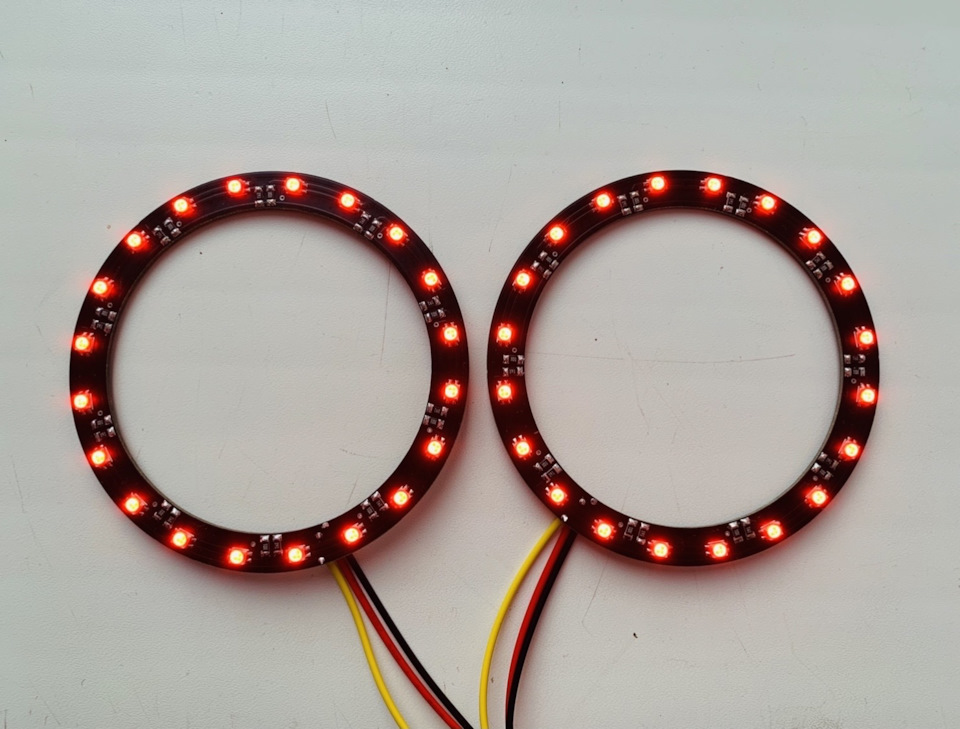 Skyline Mode або OoWoO LED кільця у фари багажника без розбору 2