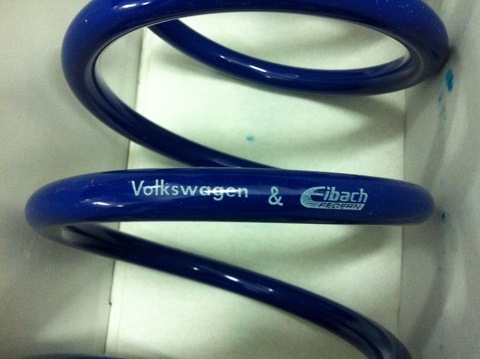 Пружини Volkswagen&Eibach 2