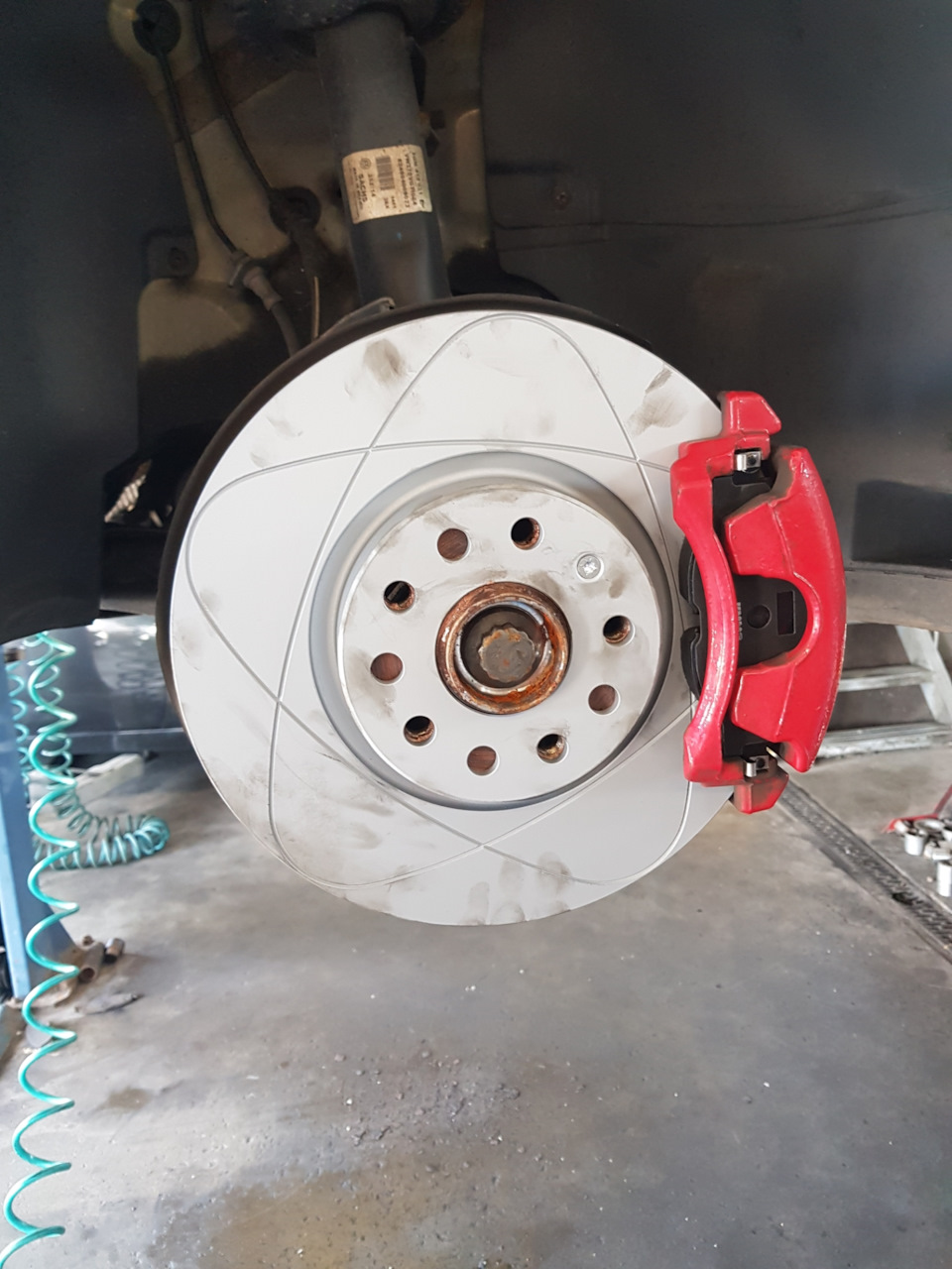Передні гальмівні диски ATE Power Disc + колодки FERODO 1