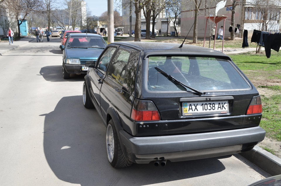 GTI обвіс + Hella Red Black 2