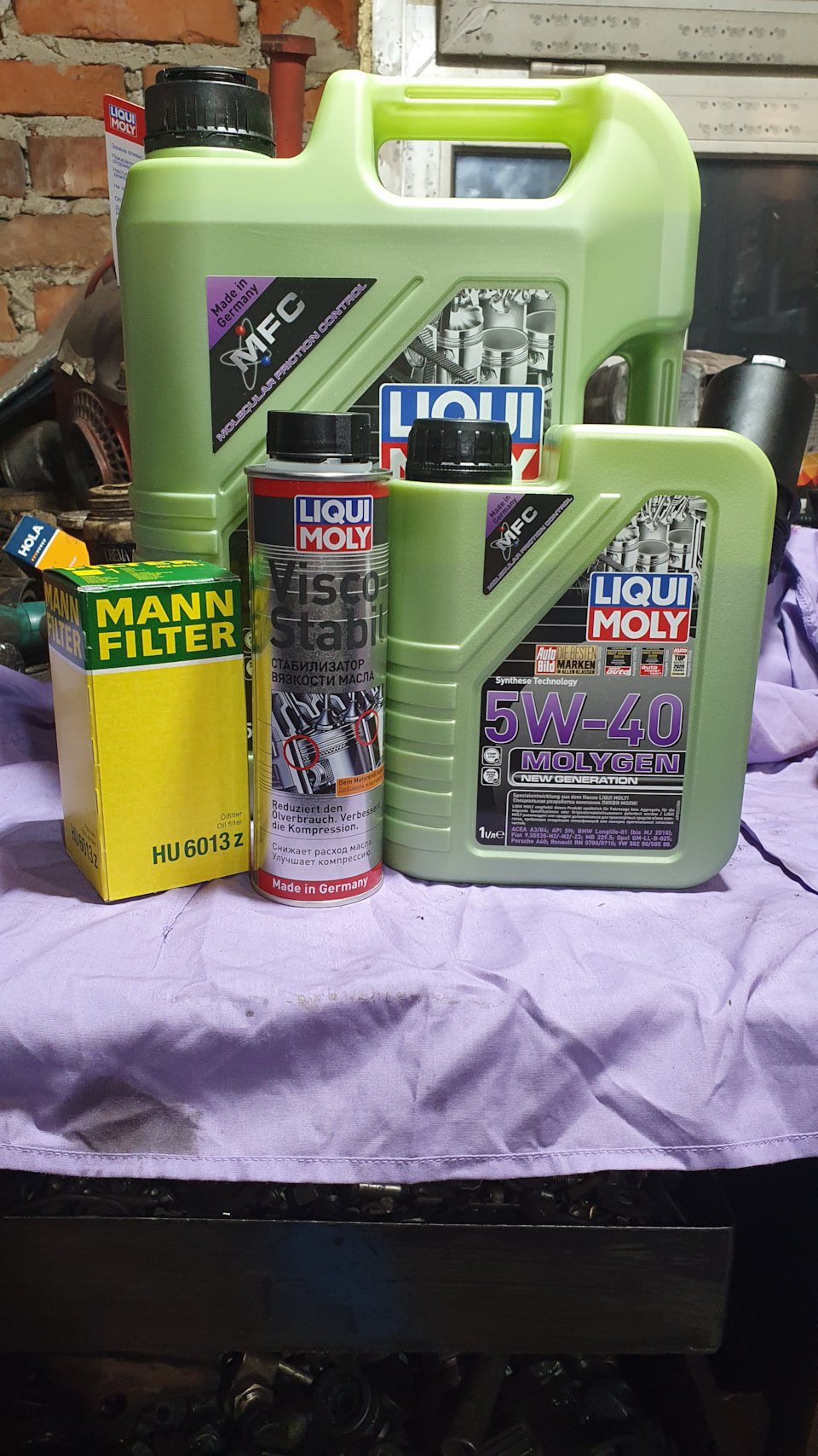 #4. Заміна масловідділювача та масла двигуна Liqui Moly Molygen 5W40 2