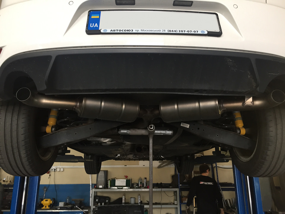 Akrapovic ч.2 (установка) 2