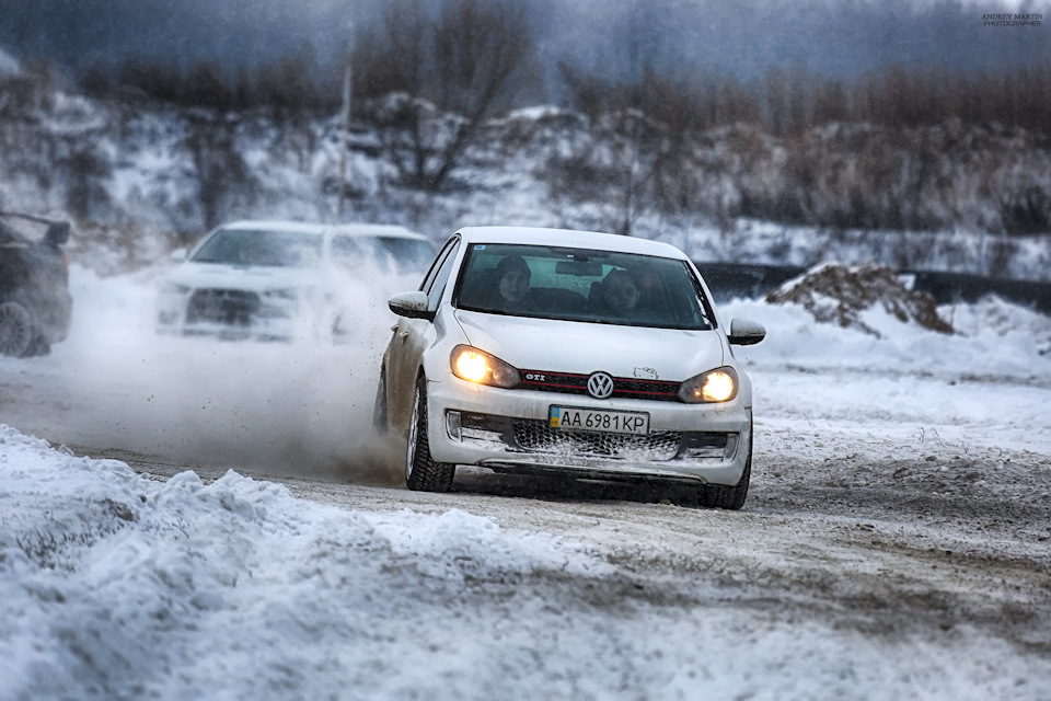Ascania Racing. Зимовий трек. Ево, Ево, Ево, Субара та Гольф :) 3