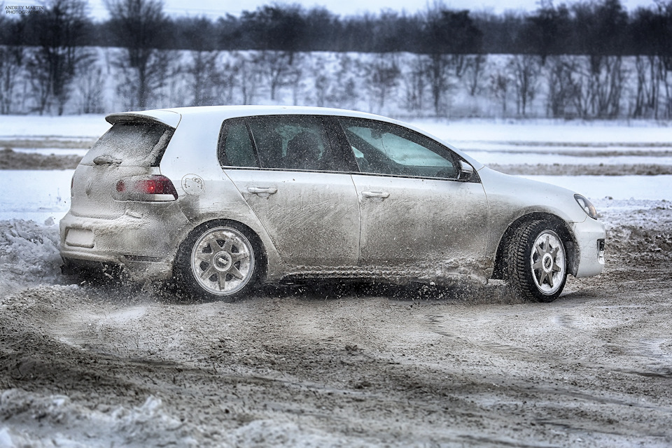 Ascania Racing. Зимовий трек. Ево, Ево, Ево, Субара та Гольф :) 5