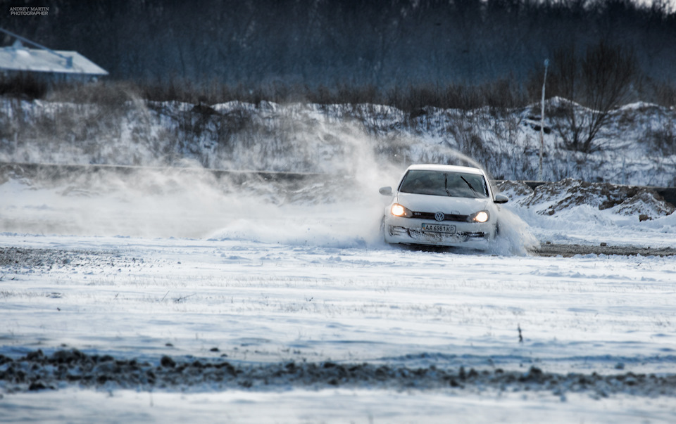 Ascania Racing. Зимовий трек. Ево, Ево, Ево, Субара та Гольф :) 1