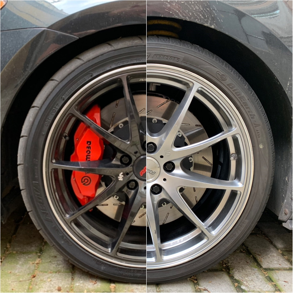 Rays G25 black & silver and Yokohama advan a048! 3