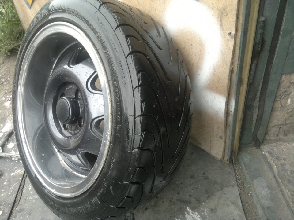 Продам диски MiM Italy 15r 7J 4/100 +резя 195/50 4