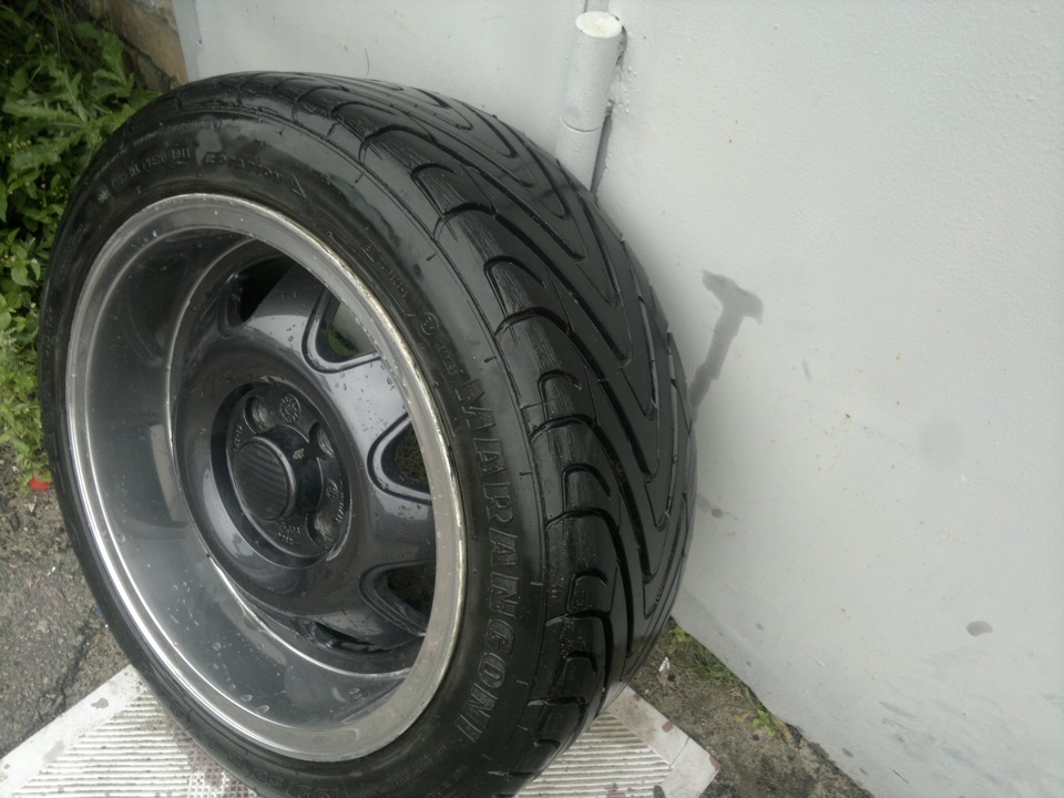 Продам диски MiM Italy 15r 7J 4/100 +резя 195/50 2
