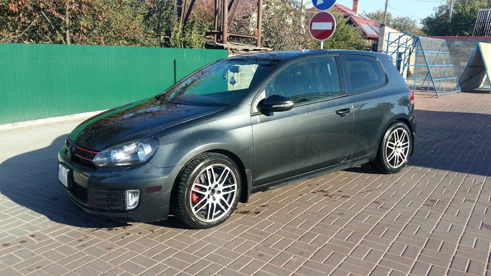 17-ті колеса від Audi на Golf 6 gti 1