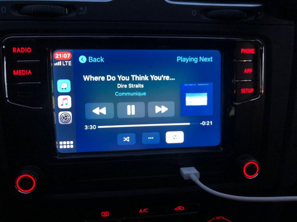Заміна ГУ на штатну RCD 330 G+ CarPlay 2