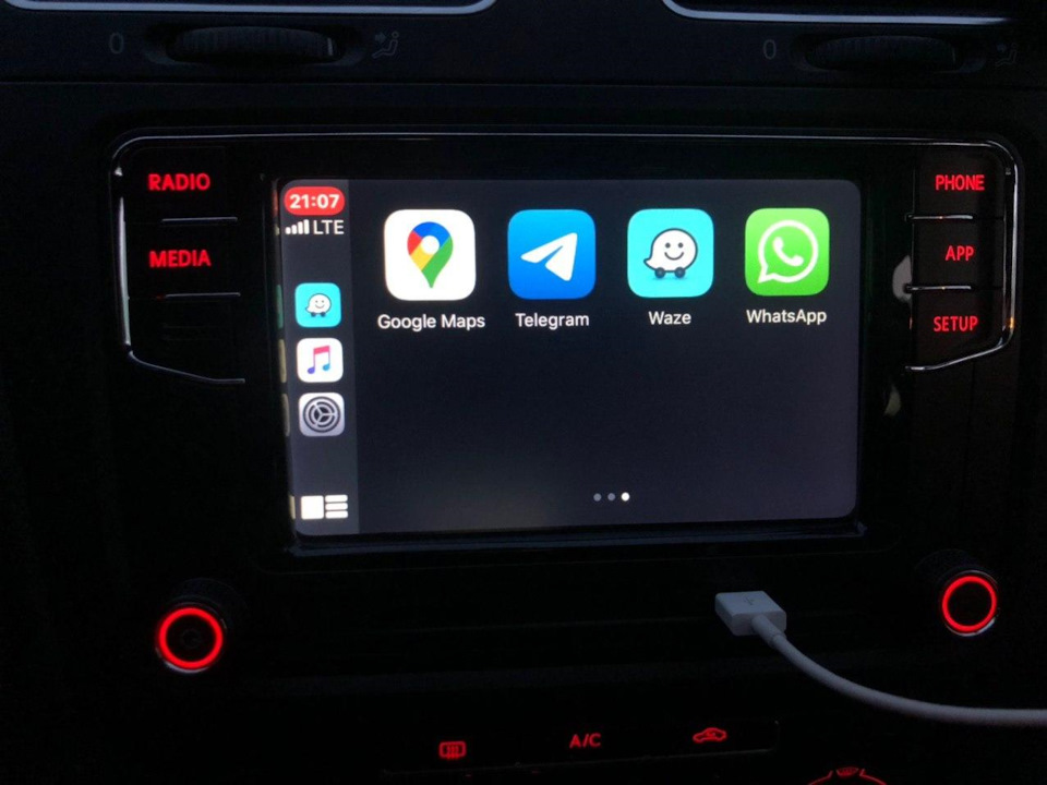 Заміна ГУ на штатну RCD 330 G+ CarPlay 3