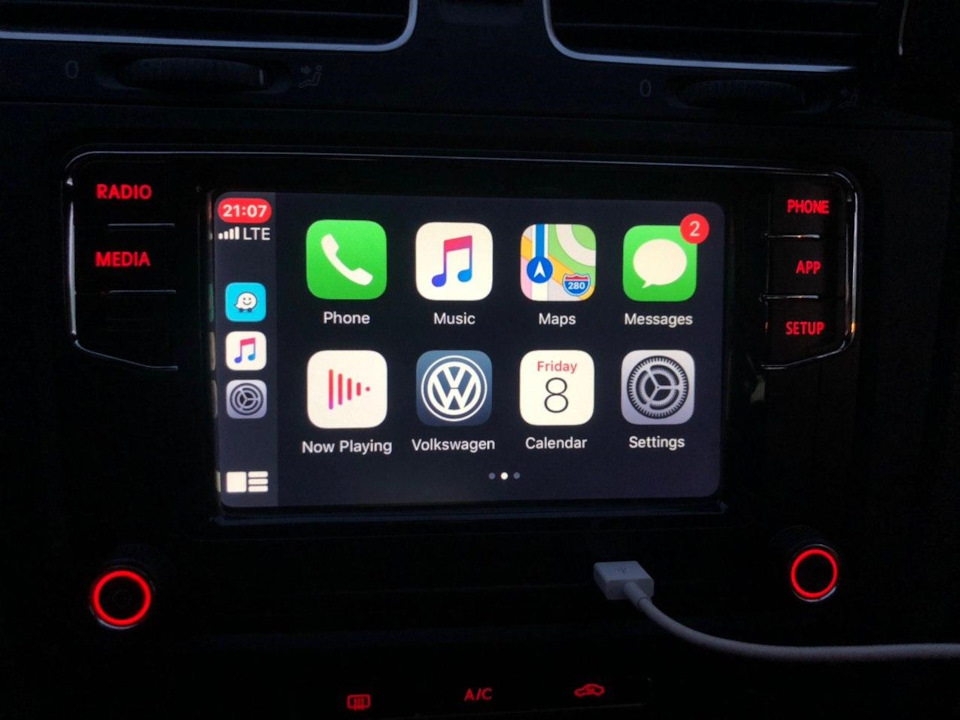 Заміна ГУ на штатну RCD 330 G+ CarPlay 5