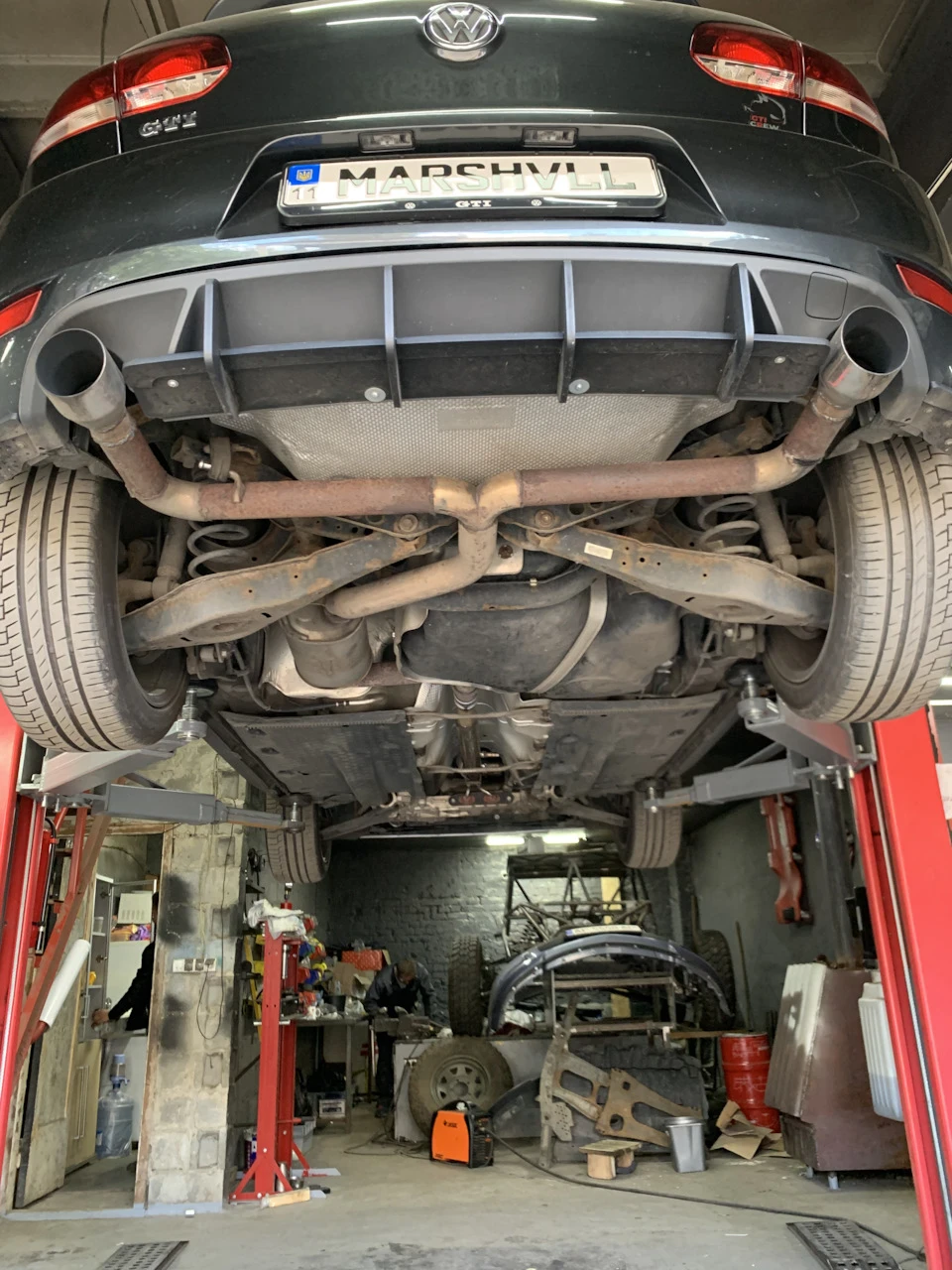 Глушник від GTI mk7