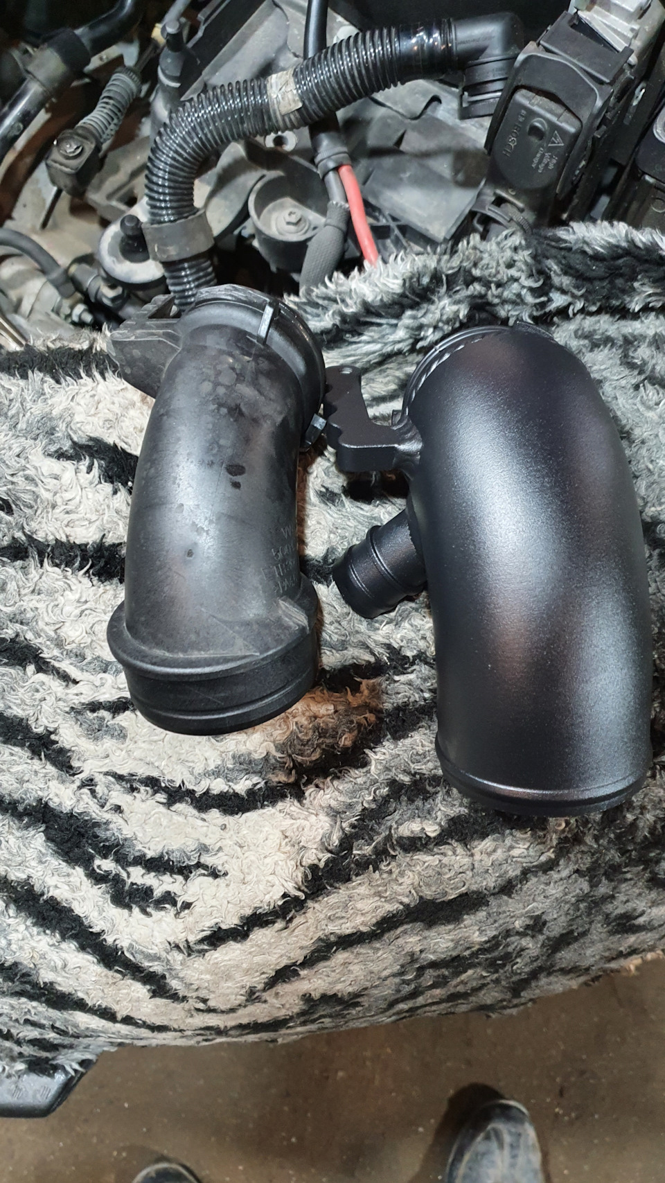 #12. Установка Inlent pipe та Maffler delete 1