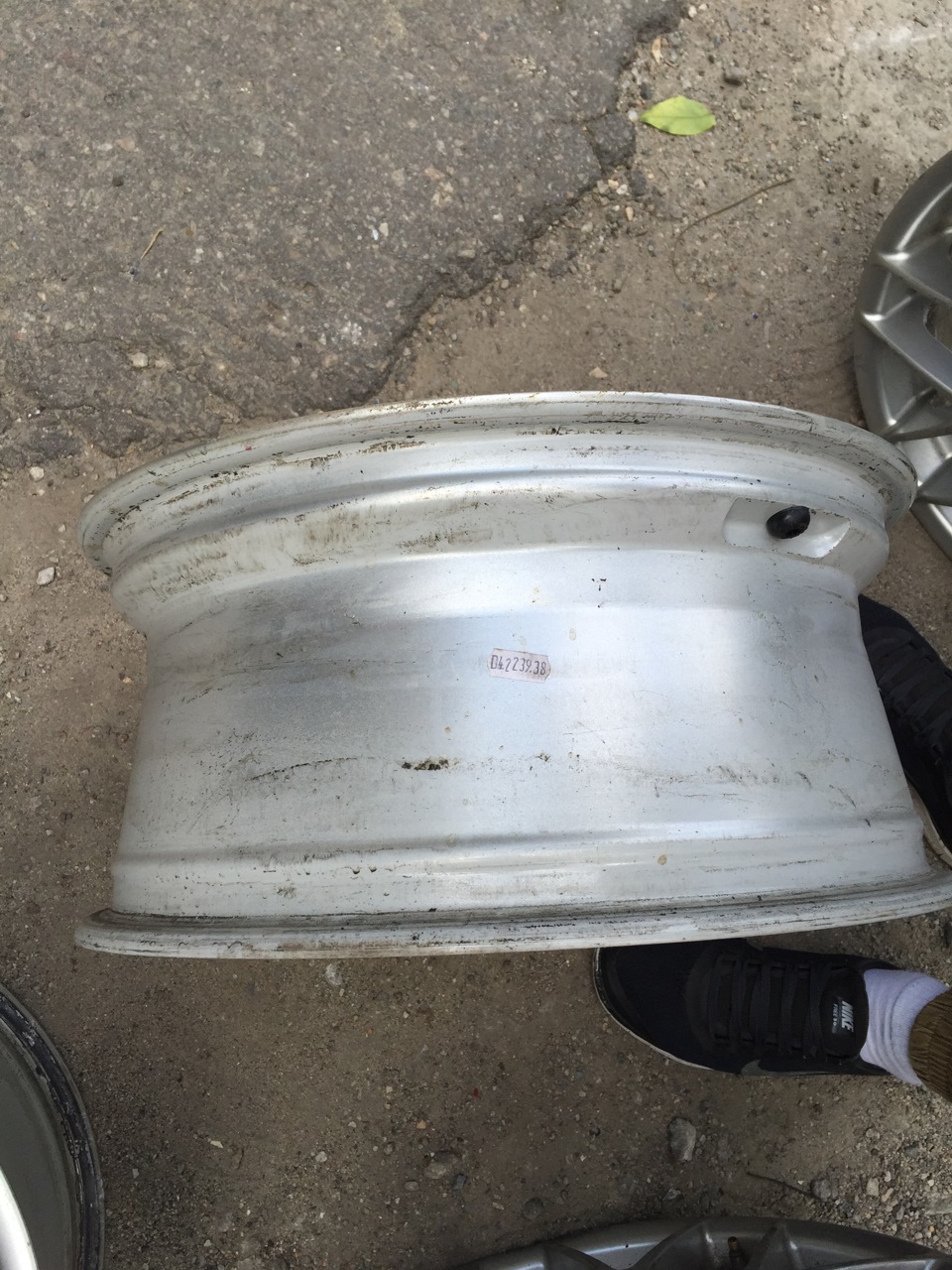 Реальна вага дисків BBS RC 326 ET43 R17x7.5 5