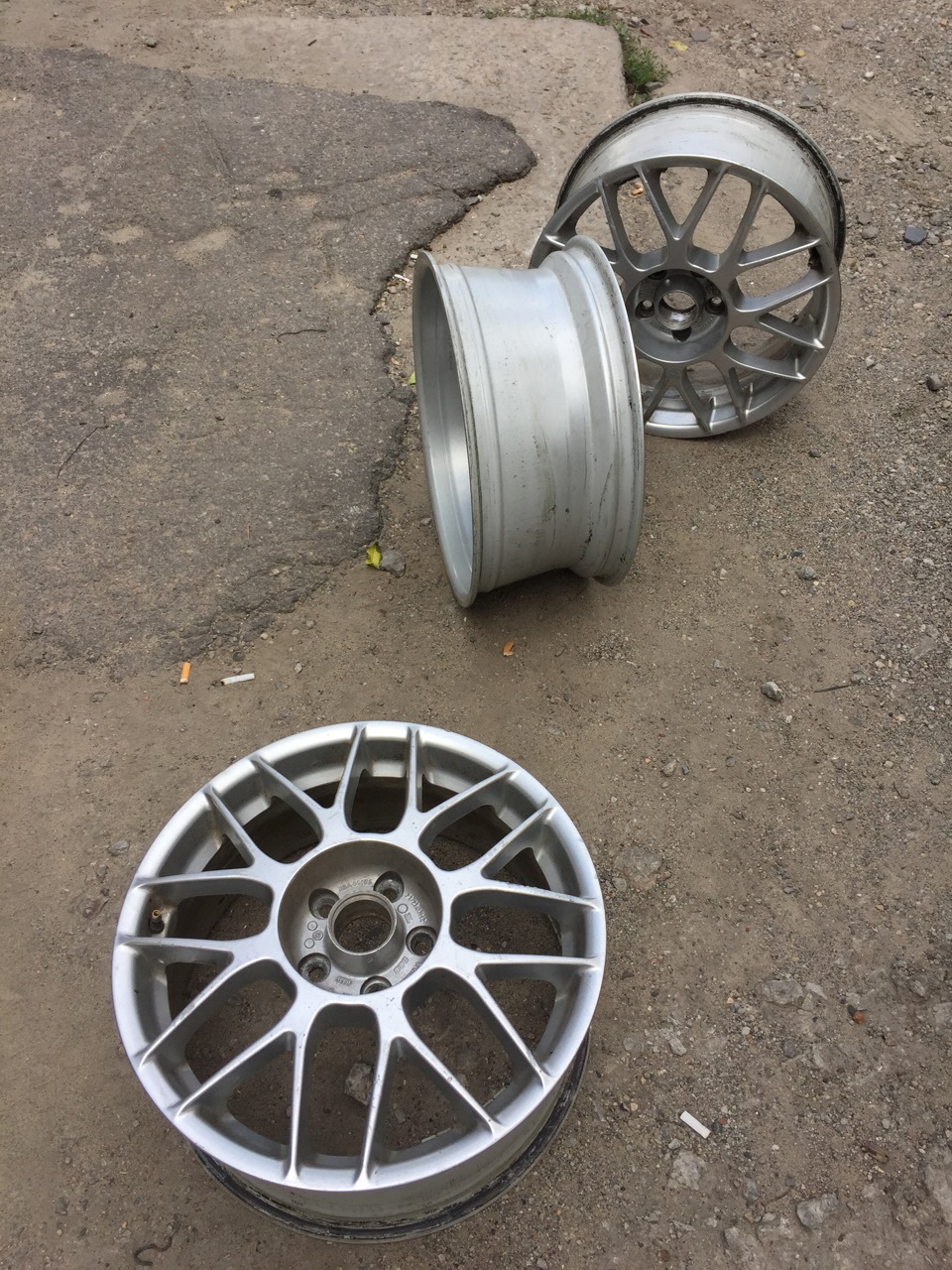 Реальна вага дисків BBS RC 326 ET43 R17x7.5 2