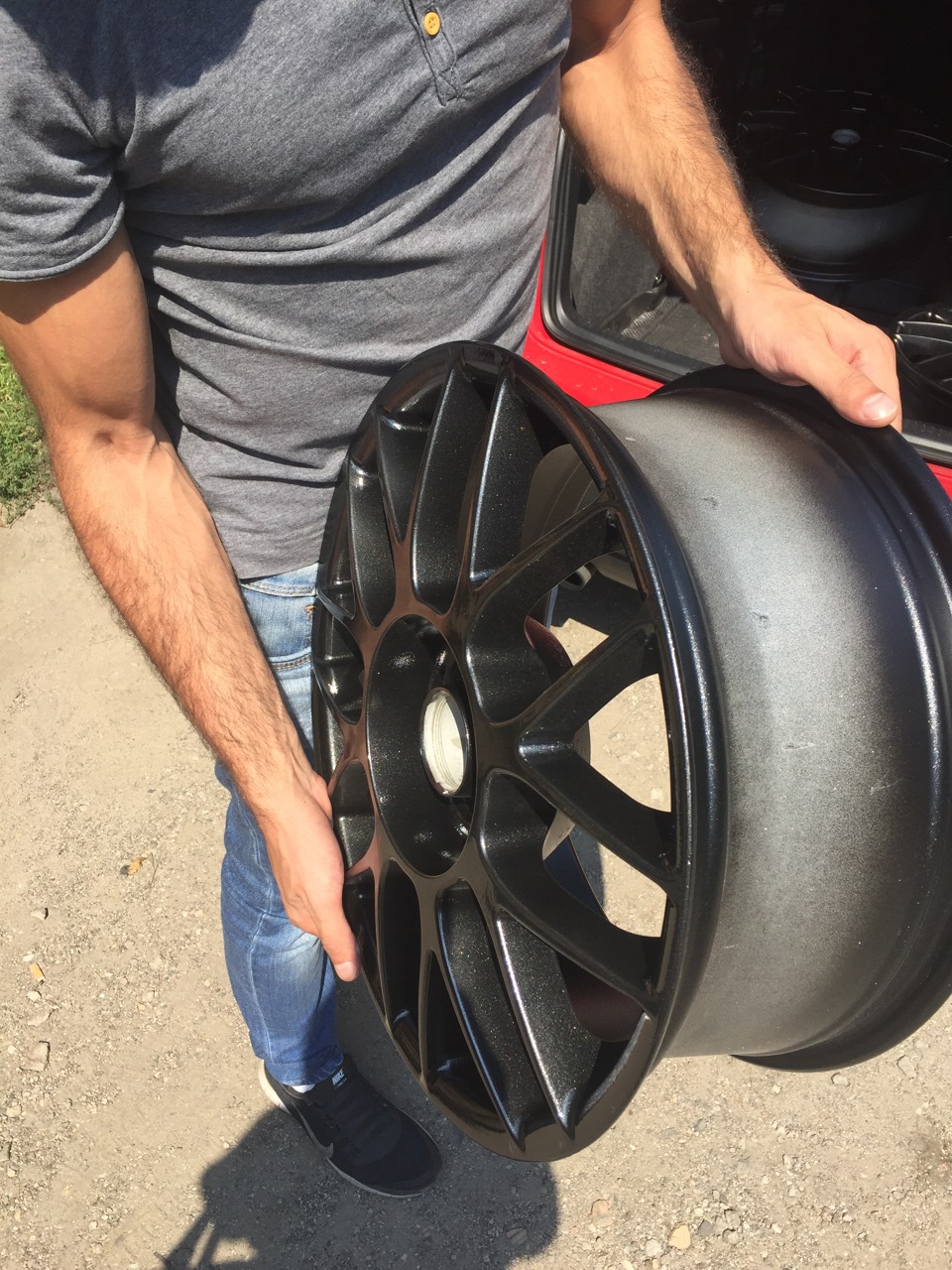 Зібрав з фарбування BBS + вага гуми PS3 225/45/17 3