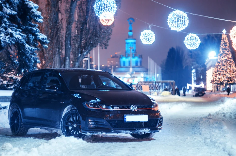 Вечірня фотосесія, перший великий сніг