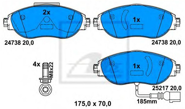 Супорта Golf 6R на 345мм диску VS Golf 7R на 340мм диску 2