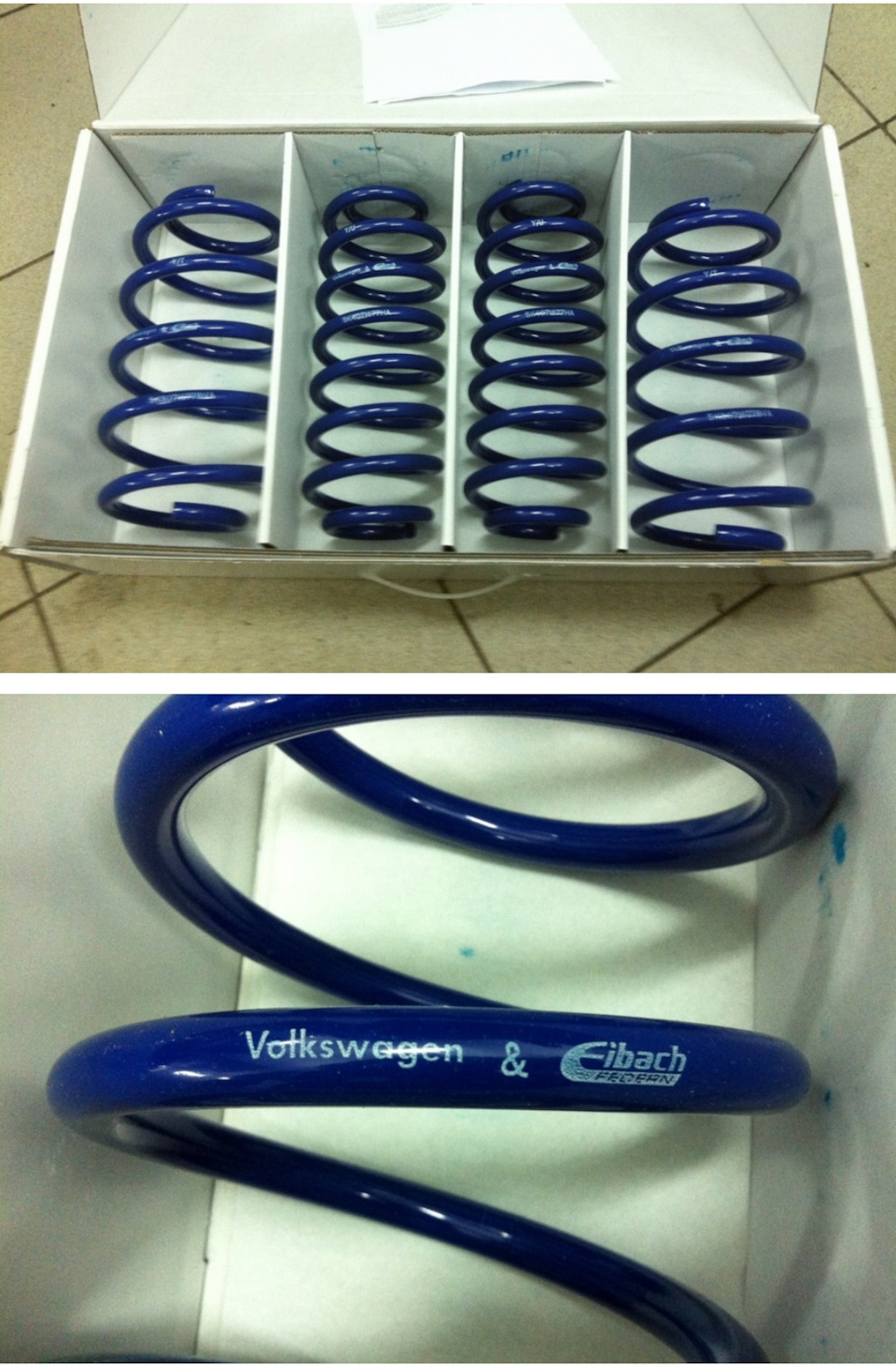 Kyb Ultra sr + OEM VW Sport 3