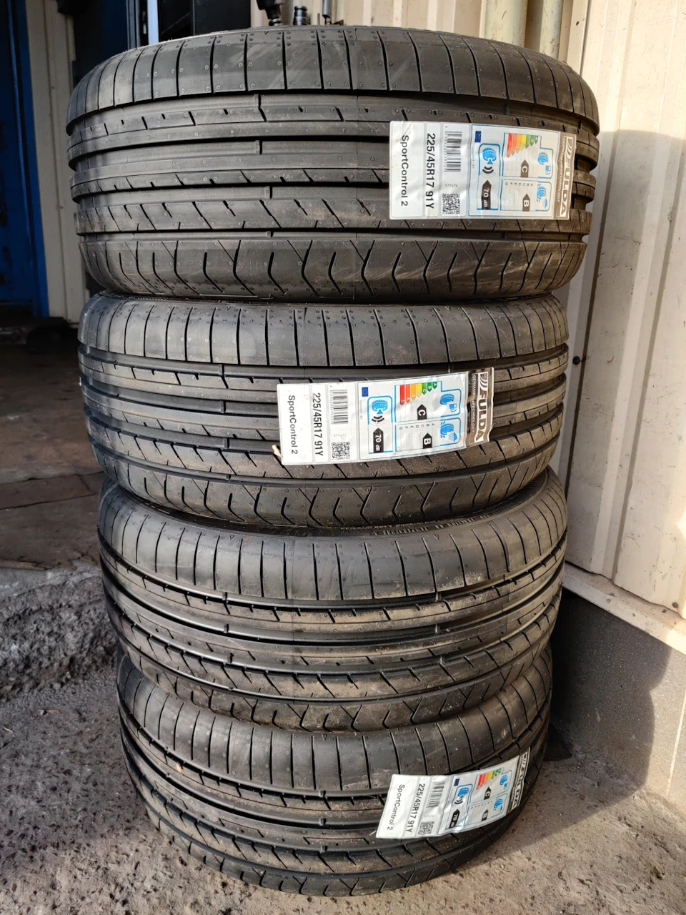 Перевзувся Fulda SportControl 2 225/45 R17 91Y + розвал.