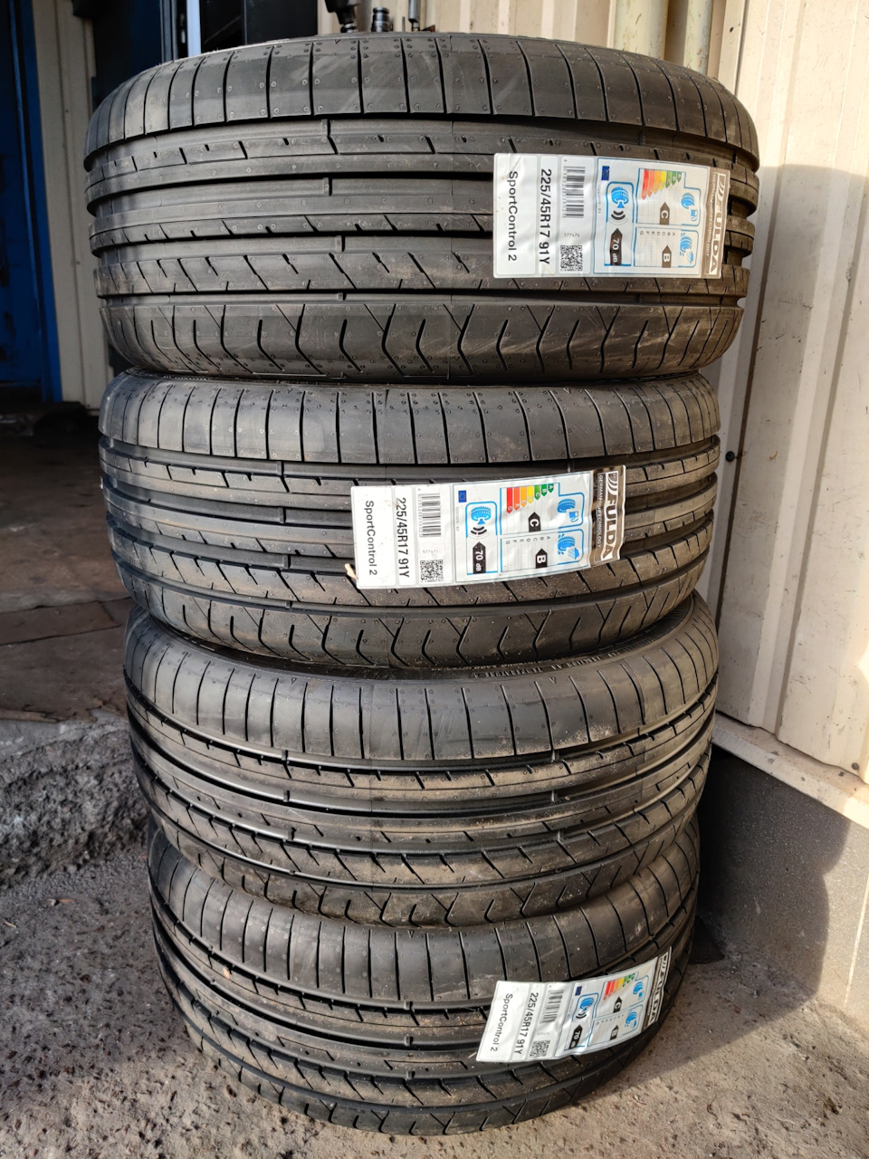 Перевзувся Fulda SportControl 2 225/45 R17 91Y + розвал. 1