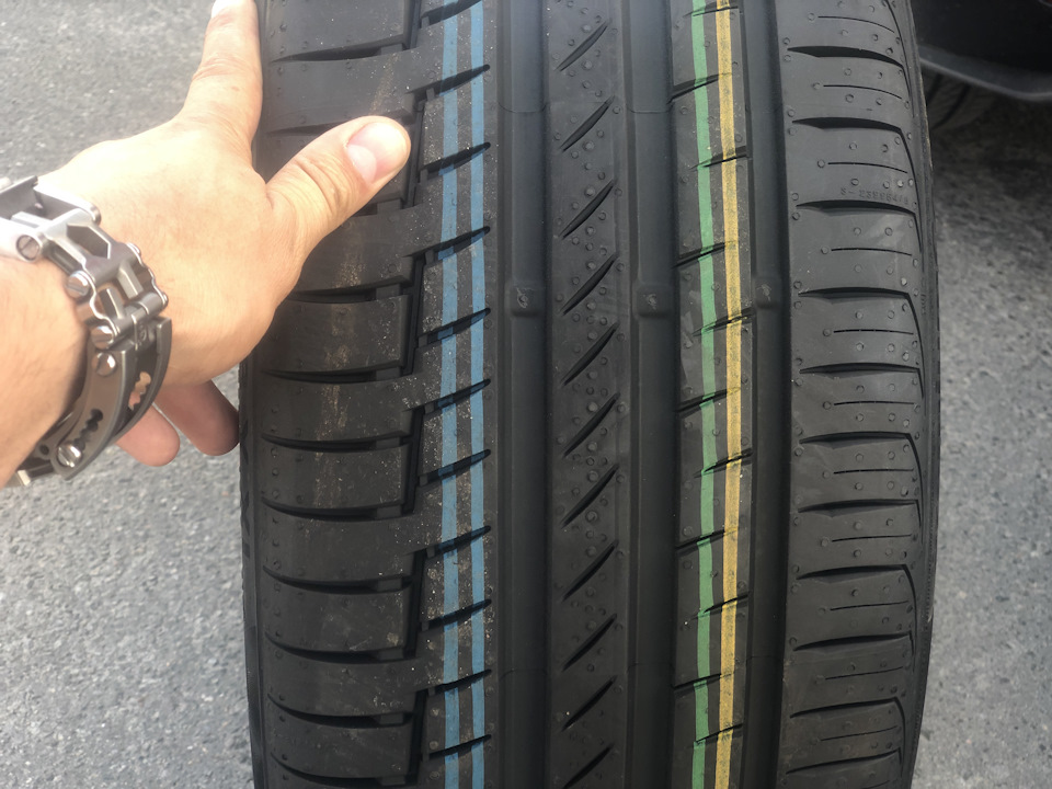настав час поміняти гуму Brigestone Potenza RE97AS M+S на Continental ContiPremiumContact 6 4