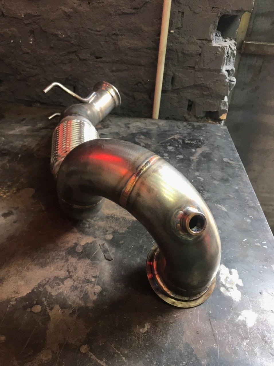 11. Downpipe та видалення резонатора 2
