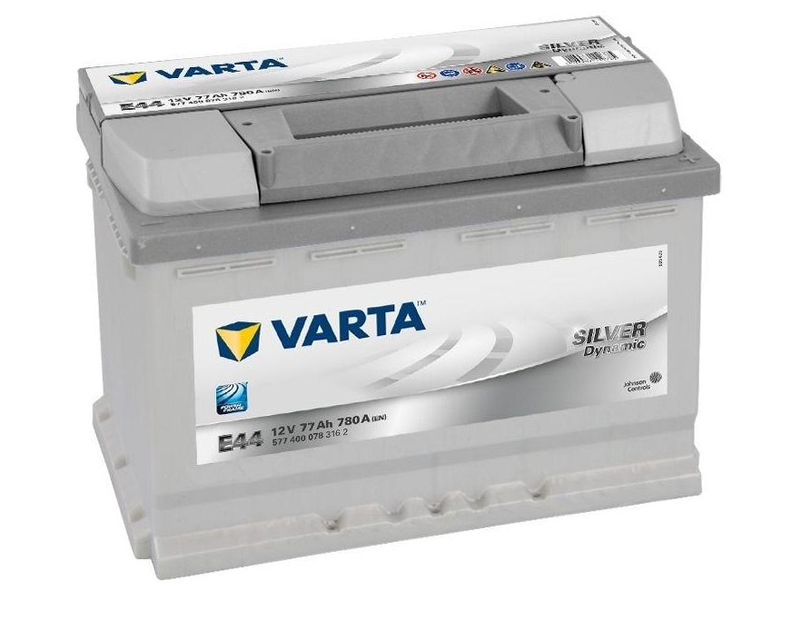 АКБ Varta 6СТ-77 SILVER dynamic (E44) 278x175x190мм 1