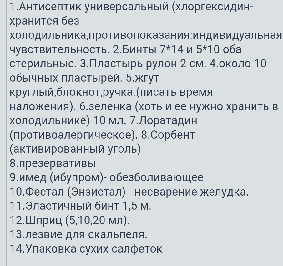 Купив і доукомплектував аптечку 2