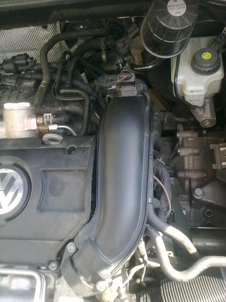GOLF 1.4 TSI чищення дросельної заслінки + заміна мастила 1