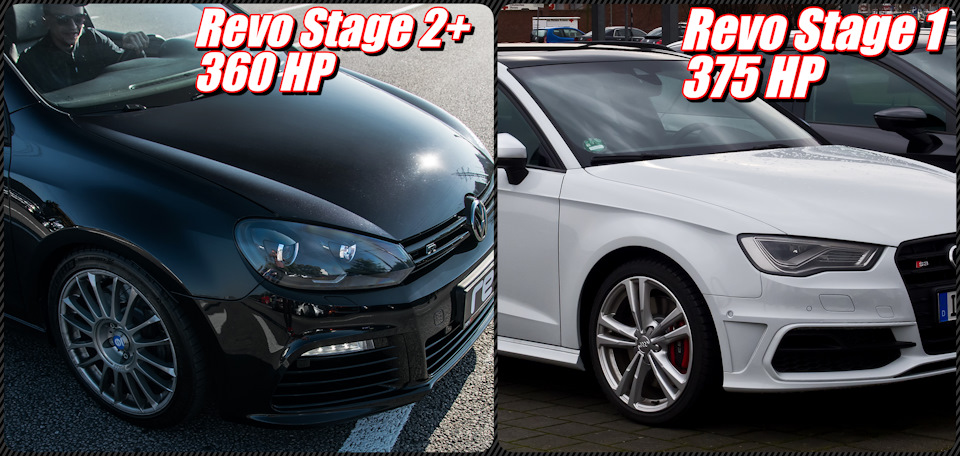 Golf 6 Stage 2+ VS Audi S3 stage 1 1
