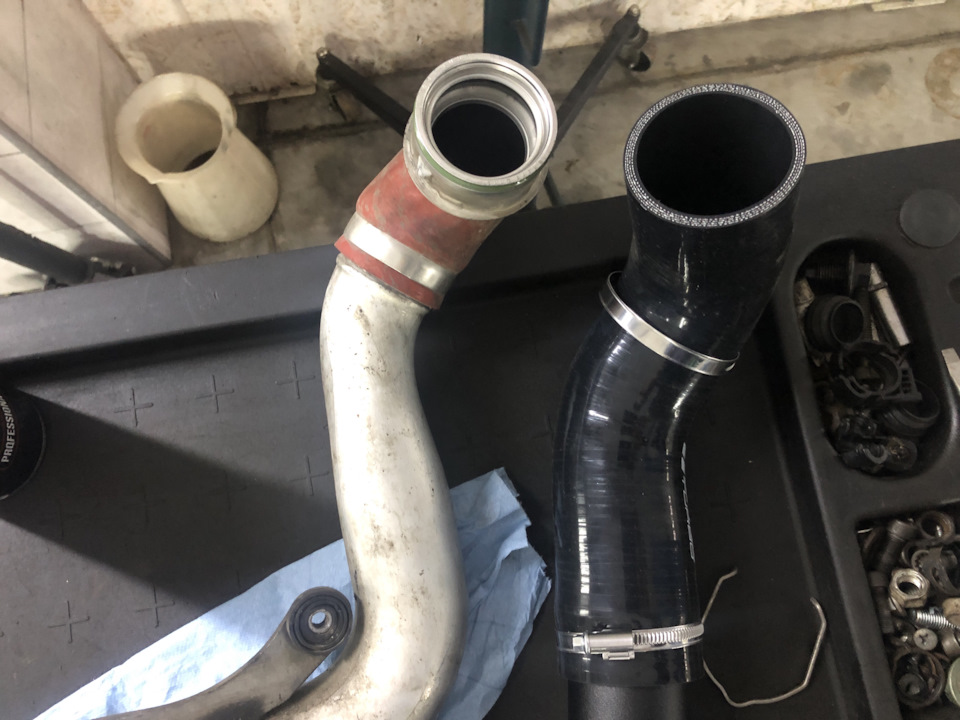 Встановлення пайпінгів інтеркулера та turbo muffler delete 5