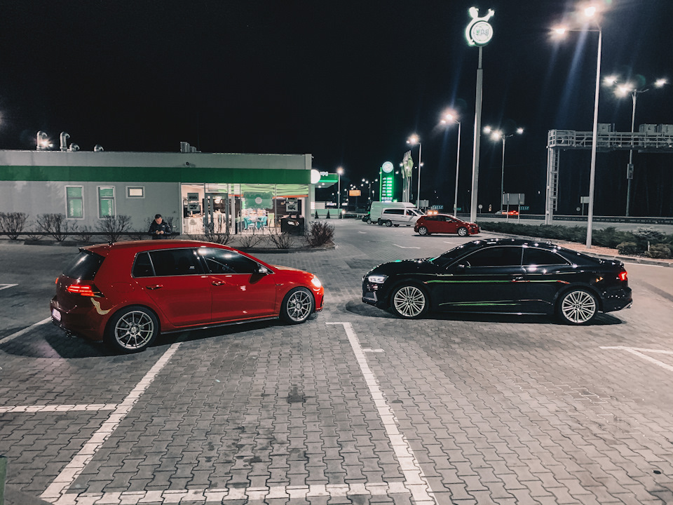 ЗАРУБА | Audi S5 440 hp vs Golf R 7.5 400 hp 1
