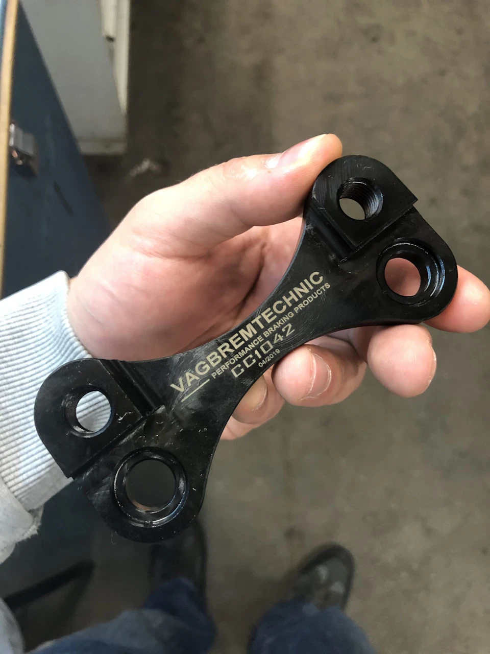 16. Rear brake upgrade fail