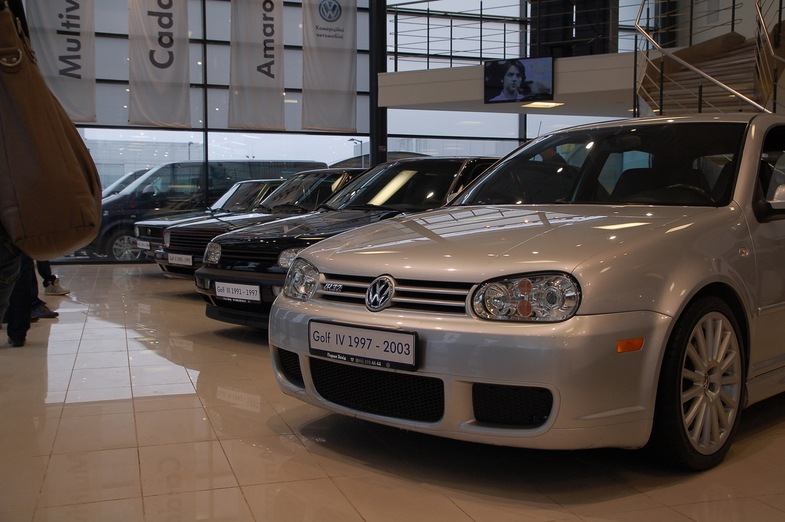 Унітазик на презентації GOLF MK VII 3
