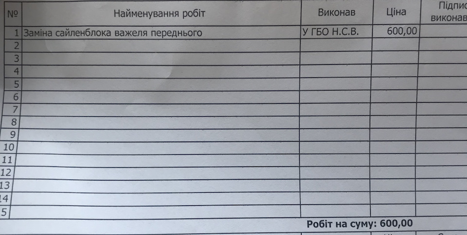 185 917 Заміна Сайлентблоків 2