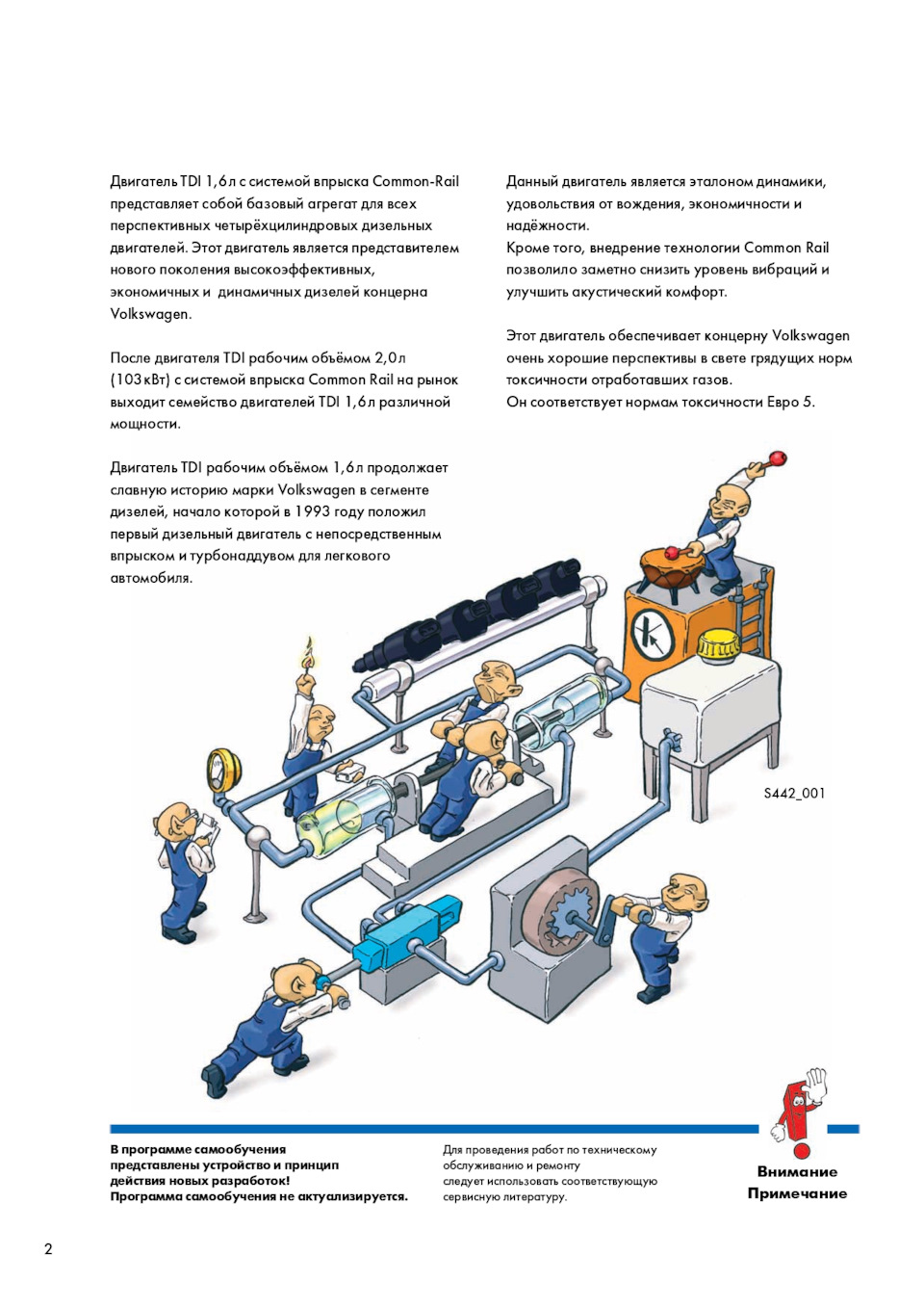 Пристрій та принцип роботи двигуна TDI 1,6л із системою упорскування Common Rail частина 1. 2