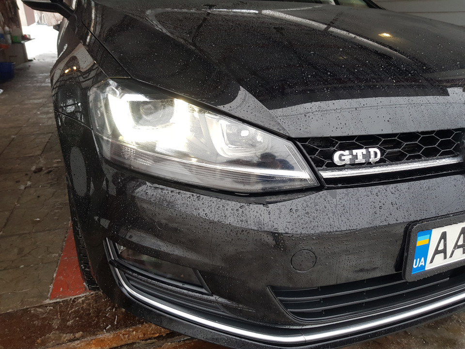 BLACK Фари Golf 7 LED v.2.0 1