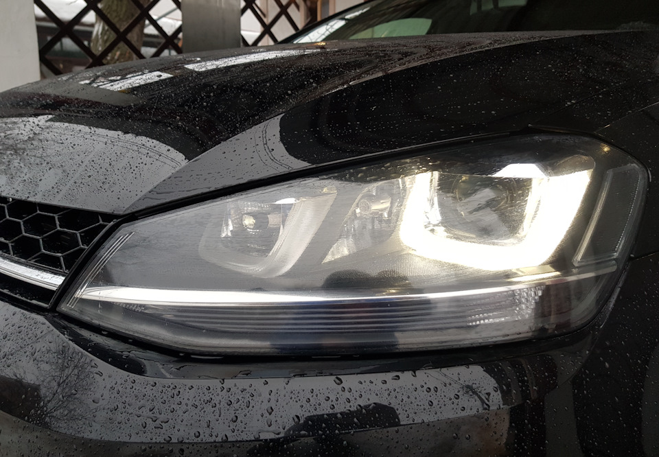BLACK Фари Golf 7 LED v.2.0 2