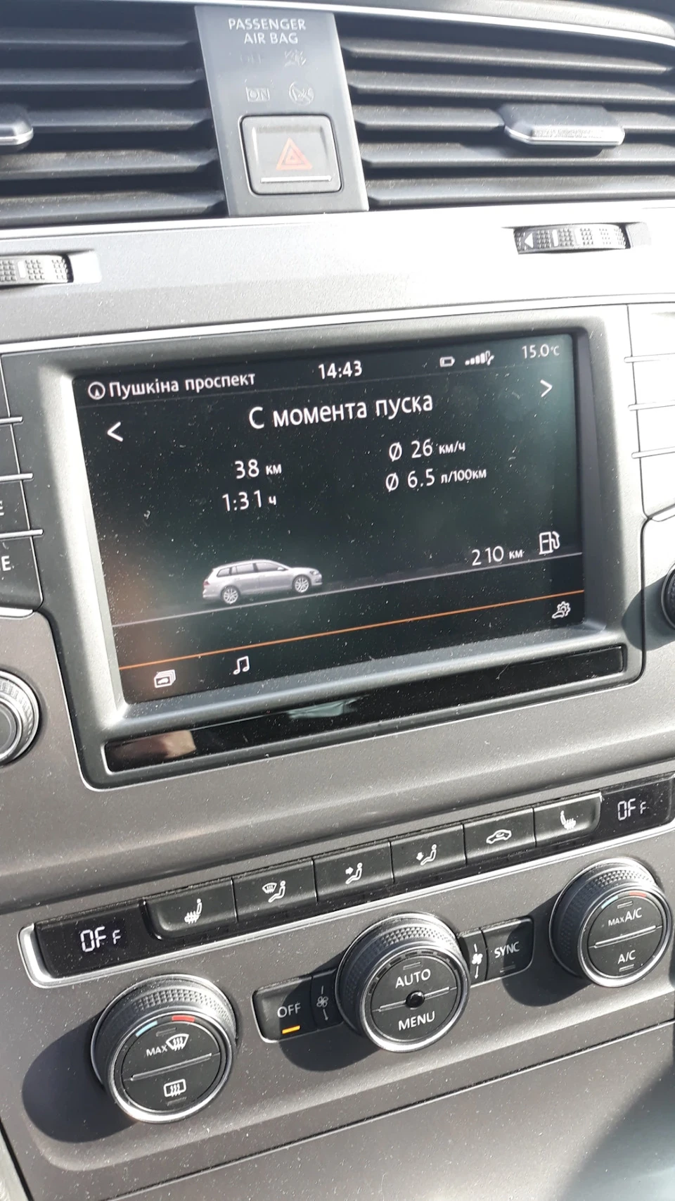 Витрата по місту 1.6/110 л.с.