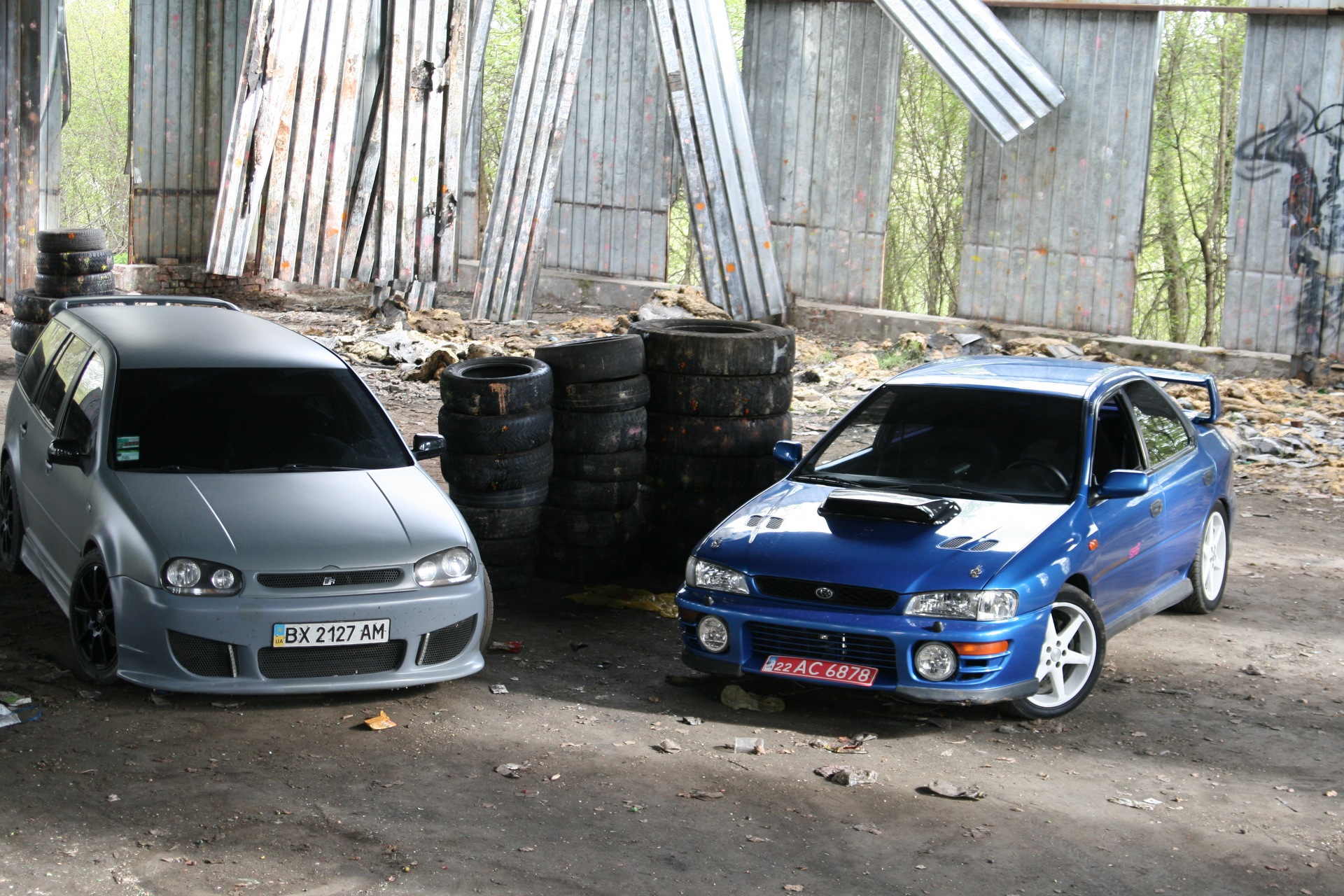 Golf and WRX STI 3