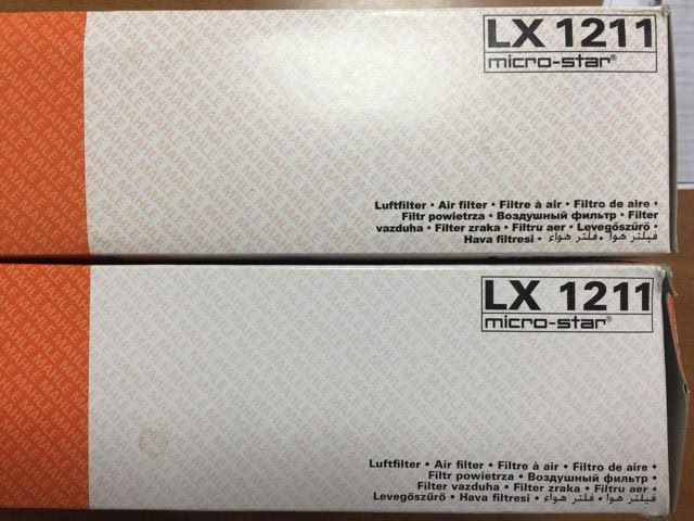 Повітряний фільтр Mahle/Knecht LX1211 і підступи недобросовісних постачальників 1